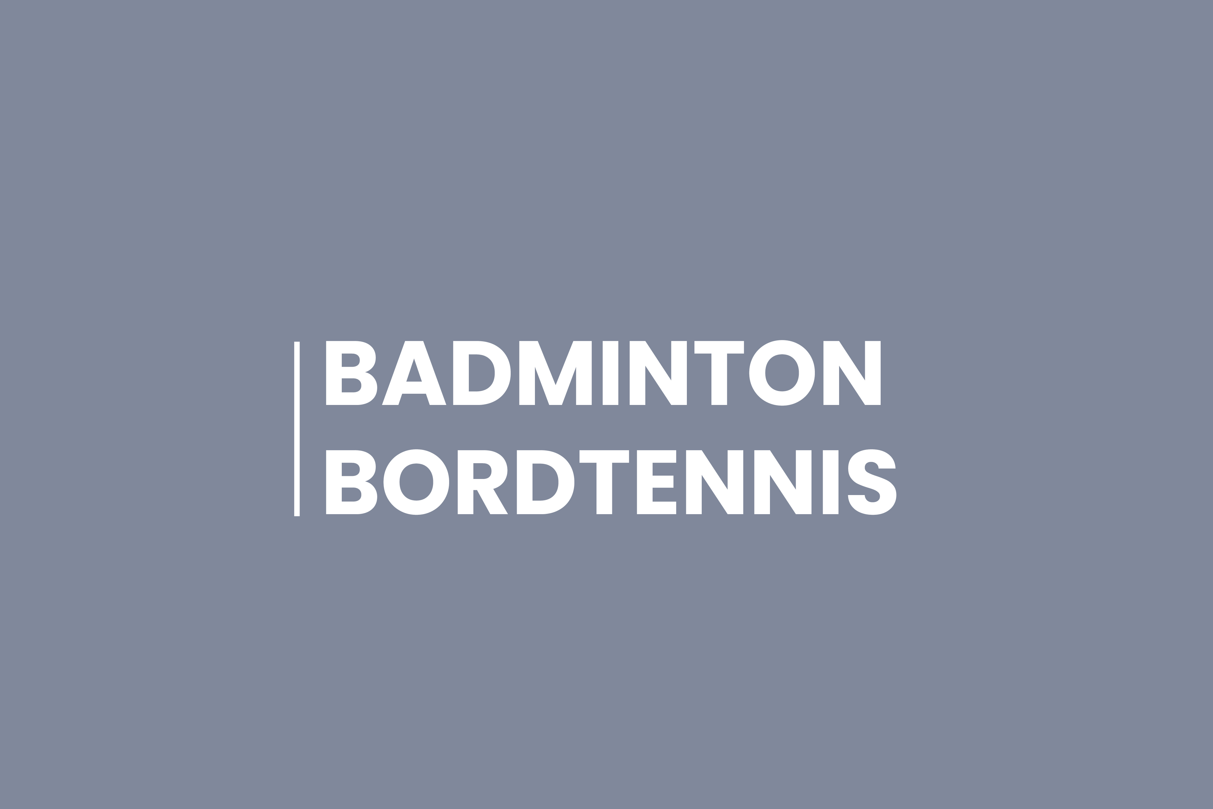 Badminton Bordtennis